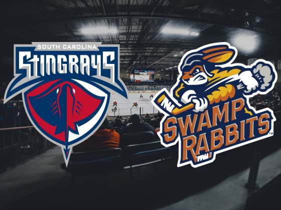 South Carolina Stingrays at Greenville Swamp Rabbits